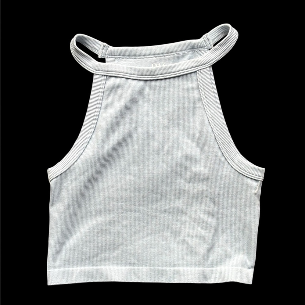 ✨Pac Cream halter neck crop top✨